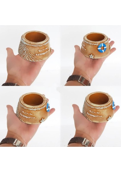 Denizci Saksı Kalemlik Set