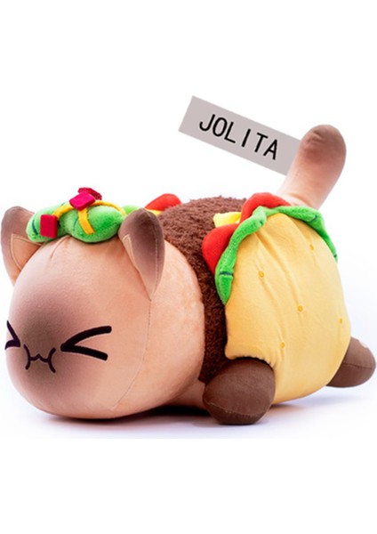 25CM Sevimli Kedi Yastık Burger Kedi Tatil Hediyesi Sevimli Kedi Bebek (Yurt Dışından)
