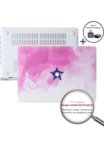 Macbook Air M1 Kılıf 13 inç A1932 A2179 A2337 ile Uyumlu Paint02