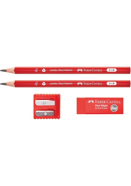 Faber Castell Jumbo Okul Kalemi Seti Fsc