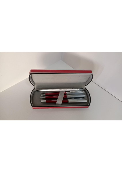 St. 1005 3 Satin 3lü Takım Kalem Bordo