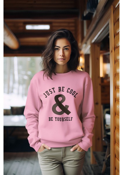 Just Be Cool Tarz Kadın Bisiklet Yaka Sweatshirt