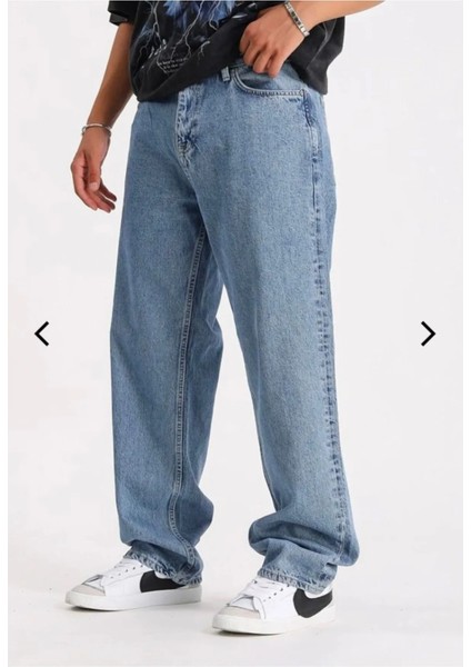 Erkek Buz Mavi Baggy Pantolon fiyatları