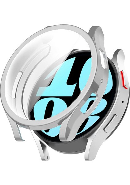 Samsung Galaxy Watch 6 40MM Uyumlu Kasa ve Ekran Koruyucu 360 Tam Koruma Silikon Kılıf
