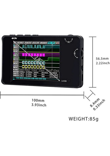 Dso LA104 Digital Logic Analyzer Spı Iıc Uart 100M