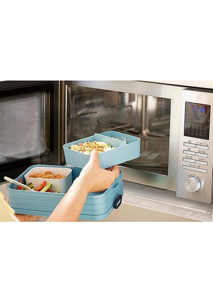 Bento Lunch Box Take A Break Large Bölmeli Portatif Yemek Kabı 1500 ml