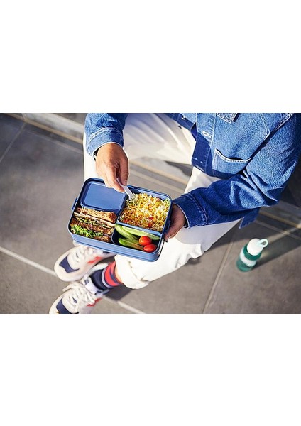 Bento Lunch Box Take A Break Large Bölmeli Portatif Yemek Kabı 1500 ml
