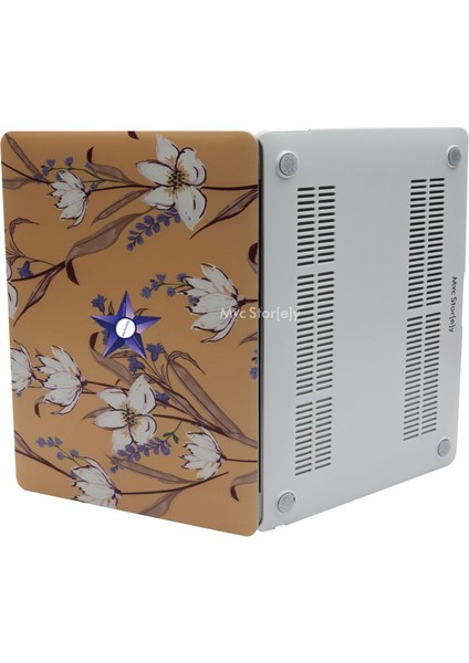 Macbook Pro Kılıf 13inç M1-M2 A1706-08 A1989 A2159 A2251 A2289 A2338 ile Uyumlu Flower04