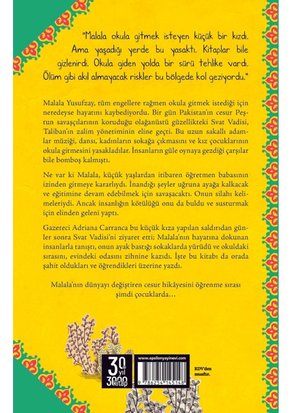 Malala: Okula Gitmek Isteyen Kız - Adriana Carranca