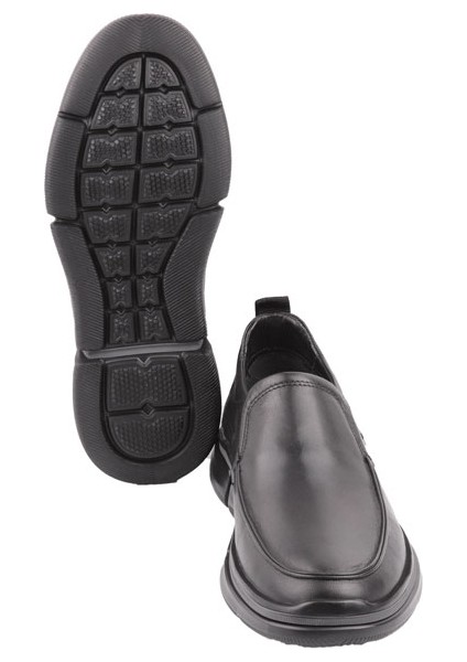 19325 Siyah Günlük Deri Ayakkabı fırsatları