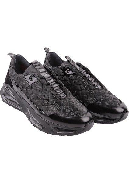 18013-1 Siyah Sneaker Ayakkabı modelleri