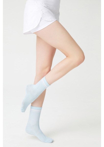 3 Çift Çok Renkli Pamuklu Orta Boy Retro Çorap Half Crew indirimleri