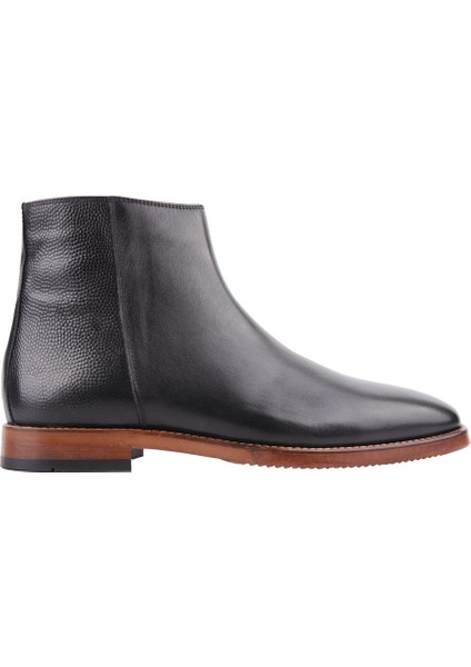 Marcomen 12477 Siyah Deri Bot