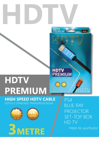 4K 3m HDMI Kablo