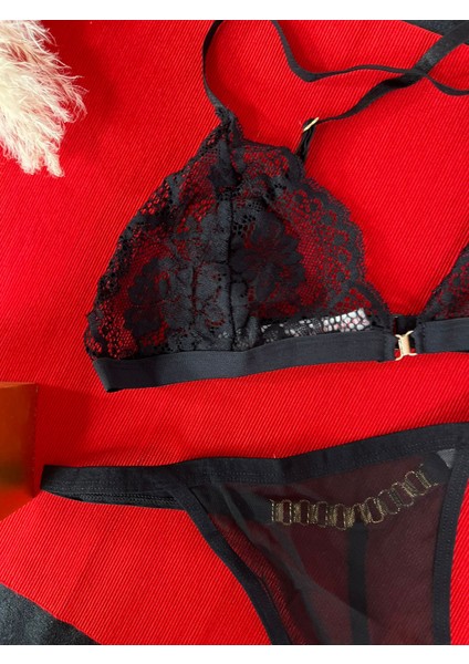 Zincir Detaylı Bralet Takım
