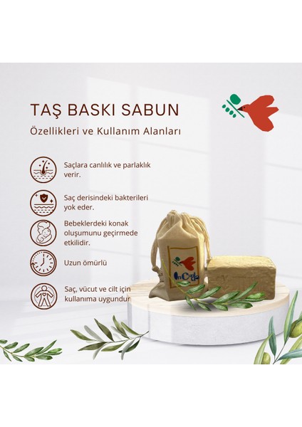 Taş Baskı Bıttım Sabun