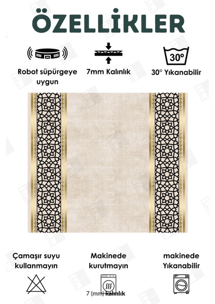 Kesme Halı Makinede Yıkanabilir Kaymaz Taban Leke Tutmaz Mutfak Halısı Salon Yolluk Altın fiyatları