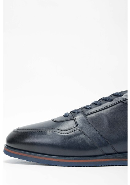 Erkek Deri Lacivert Casual Ayakkabı 987 080 Erk Ayk SK23/24 Lacıvert fırsatları