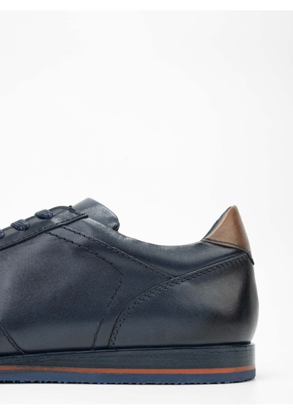 Erkek Deri Lacivert Casual Ayakkabı 987 080 Erk Ayk SK23/24 Lacıvert indirimleri