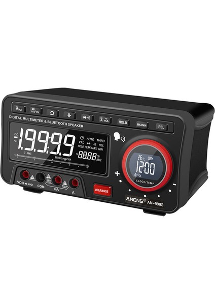 Aneng AN999S Profesyonel Dijital Multimetre ve Bluetooth Hoparlör