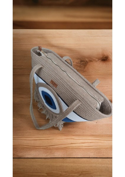 Hasır Çanta Omuz Çantası Nazar Plaj Çantası El Emeği Handmade Tasarım Tarz Yaz MODA-30CMX40-42CM modelleri