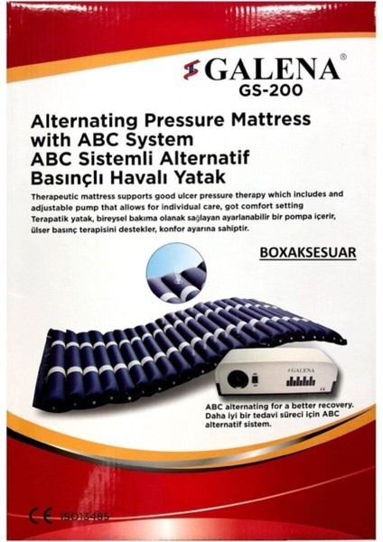 GS-200 Abc Sistemli Ventilasyonlu Boru Tipi Havalı Yatak