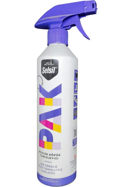 Selsil Pak Köpük Sprey Tem. 500 ml