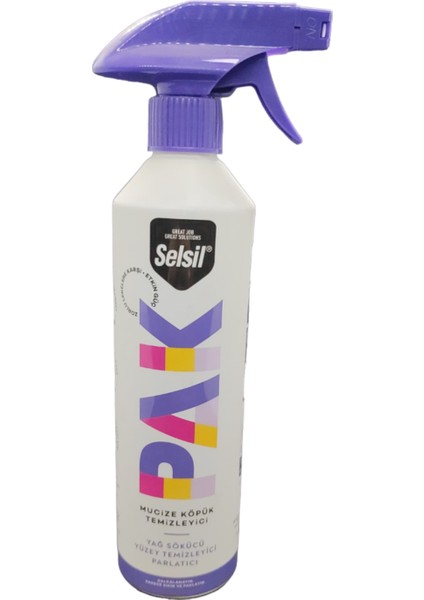 Selsil Pak Köpük Sprey Tem. 500 ml