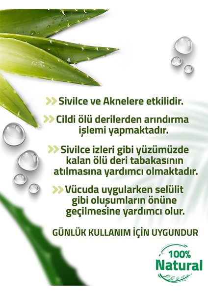 Kabak Lifli Aloe Vera Sabunu (Akne-Sivilce-Siyah Nokta Giderici) Arındırıcı & Peeling Etkili