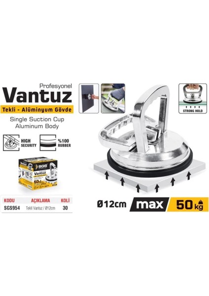 Vantuz (Alüminyum) fiyatları