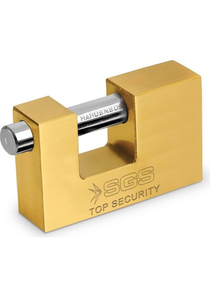 Asma Kilit Kayar Milli Sarı Kaplama 70MM
