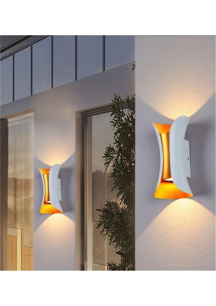 10 Watt 3000K Gün Işığı LED Armatür, Bahçe, Balkon, Salon, Teras, Kamelya, Veranda Apliği, LED Aplik modelleri