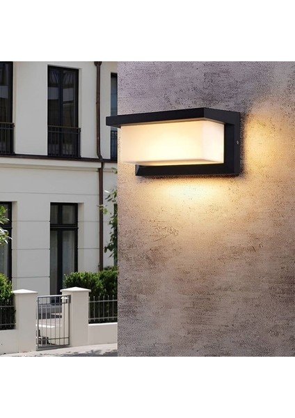 18 Watt, 3000K Gün Işığı LED Aplik, Otel, Kafe, Bar, Işletme, Villa, Bahçe Duvar Apliği, LED Aplik