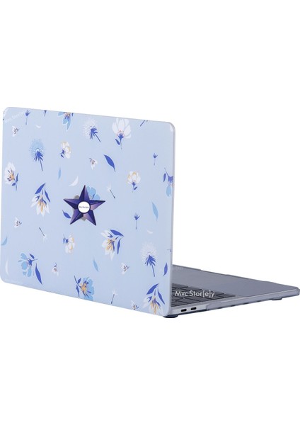 Macbook Air M1 Kılıf 13 inç A1932 A2179 A2337 ile Uyumlu Flower04