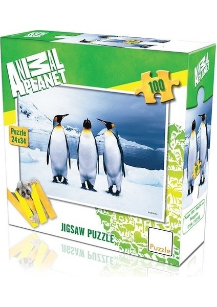 Sepeti Puzzle  Penguenler  100 Parça 24X34CM