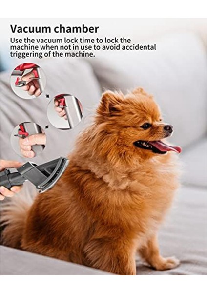 Damat Köpek Fırçası Dyson Elektrikli Süpürge Adaptörü Için Dyson V15 V12 V11 V10 V8 V7, Köpek Pet Saç Fırçası Eki (Yurt Dışından) fiyatları