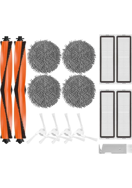 Ana Yan Fırça Filtresi ve Paspas Pedi Mijia Pro Xiaomi STYTJ06ZHM Robotik Elektrikli Süpürge Için Yedek Aksesuarlar (Yurt Dışından)