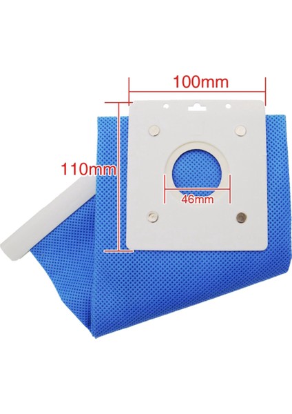 Dokunmamış Kumaş Çanta DJ69-00420B Samsung VC-6025V SC4180 SC4141 Elektrikli Süpürge Toz Torbası Uzun Vadeli Filtre Torbası (Yurt Dışından)
