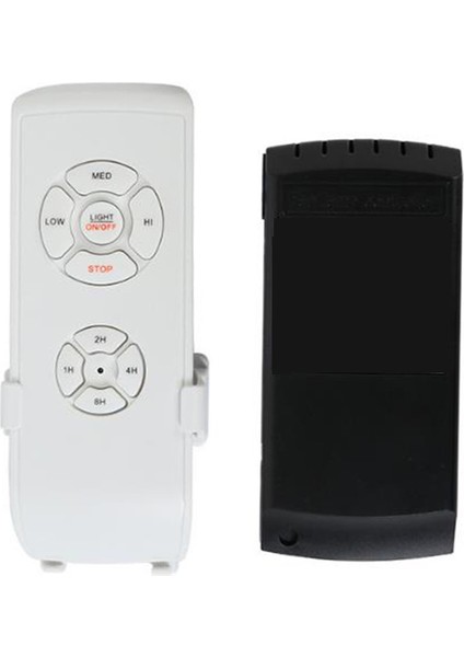 Tavan Vantilatörü Uzaktan Kumanda Kiti, Küçük Boyutlu Evrensel Tavan Vantilatörleri Işık Uzaktan Kumandası, Hız, Işık ve Zamanlama Kablosuz Kontrol (Yurt Dışından)