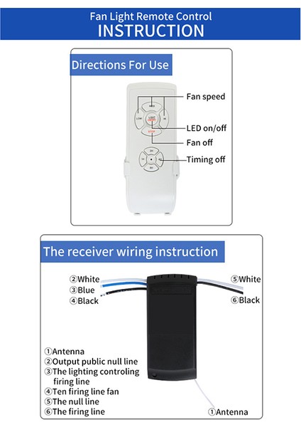 Tavan Vantilatörü Uzaktan Kumanda Kiti, Küçük Boyutlu Evrensel Tavan Vantilatörleri Işık Uzaktan Kumandası, Hız, Işık ve Zamanlama Kablosuz Kontrol (Yurt Dışından) fırsatları