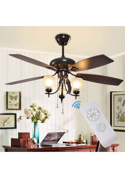Tavan Vantilatörü Uzaktan Kumanda Kiti, Küçük Boyutlu Evrensel Tavan Vantilatörleri Işık Uzaktan Kumandası, Hız, Işık ve Zamanlama Kablosuz Kontrol (Yurt Dışından) indirimleri