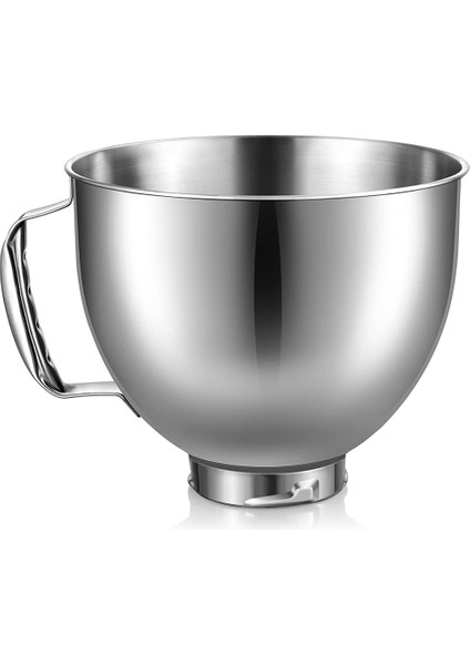 Kitchenaid Için Paslanmaz Çelik Kase 4,5-5 Quart Eğimli Kafa Stand Mikser, Kitchenaid Mikser Kasesi Için, Bulaşık Makinesinde Yıkanabilir (Yurt Dışından)