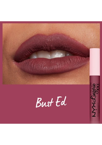 LIP LINGERIE XXL MATTE LIQUID LIPSTICK - BUST ED