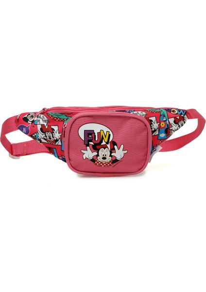 Minnie Mouse Basıc Mınnıe Bel 4fx Pembe Kız Çocuk Bel Çantası