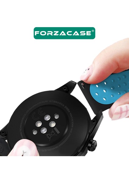 Huawei Watch 3 / 3 Pro Uyumlu Delikli Silikon Kordon Kayış - FC137 modelleri