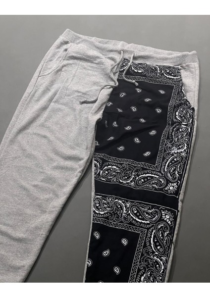 Premium Patchwork Unisex Eşofman Altı