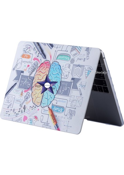 Macbook Air M1 Kılıf 13 inç A1932 A2179 A2337 ile Uyumlu Brain