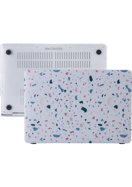 Macbook Pro Kılıf 13 inç M1-M2 A1706-08 A1989 A2159 A2251 A2289 A2338 ile Uyumlu TerrazzoNL