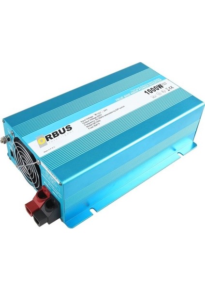 Orbus 12 Volt 1000 Watt Tam Sinus Inverter 12-220 Dönüştürücü Çevirici