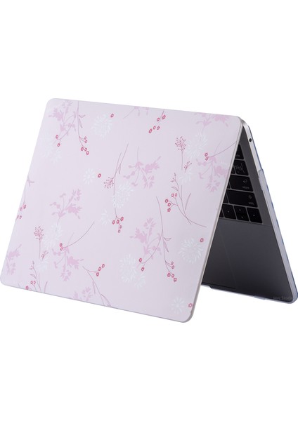 Macbook Air M1 Kılıf 13 inç A1932 A2179 A2337 ile Uyumlu Flower05NL